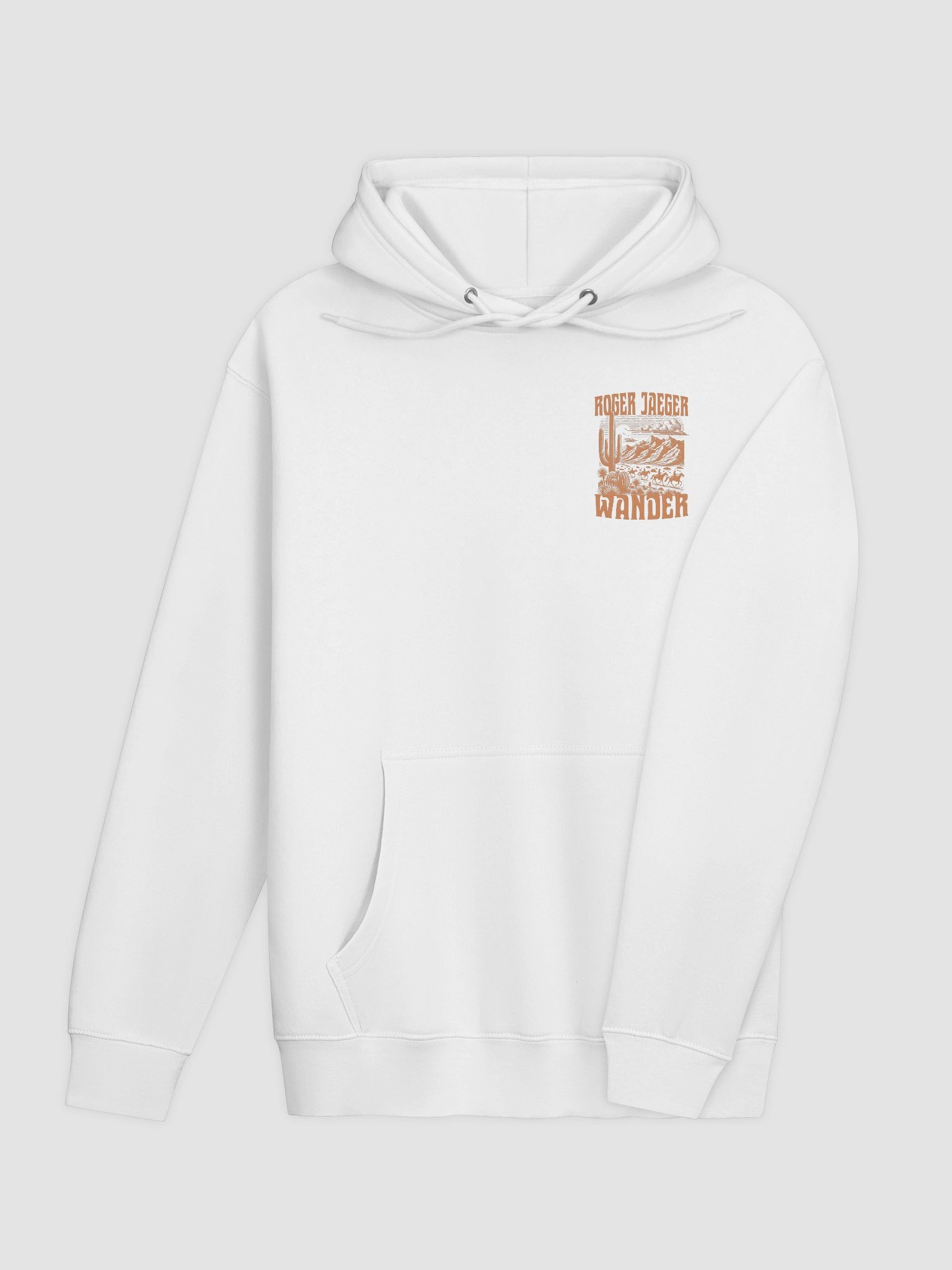 Wander - White Pullover Hoodie product image (4)