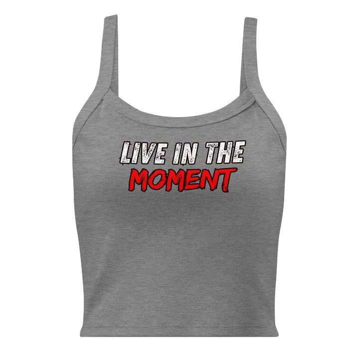 LIVE IN THE MOMENT Ribbed Tank Top product image (3)