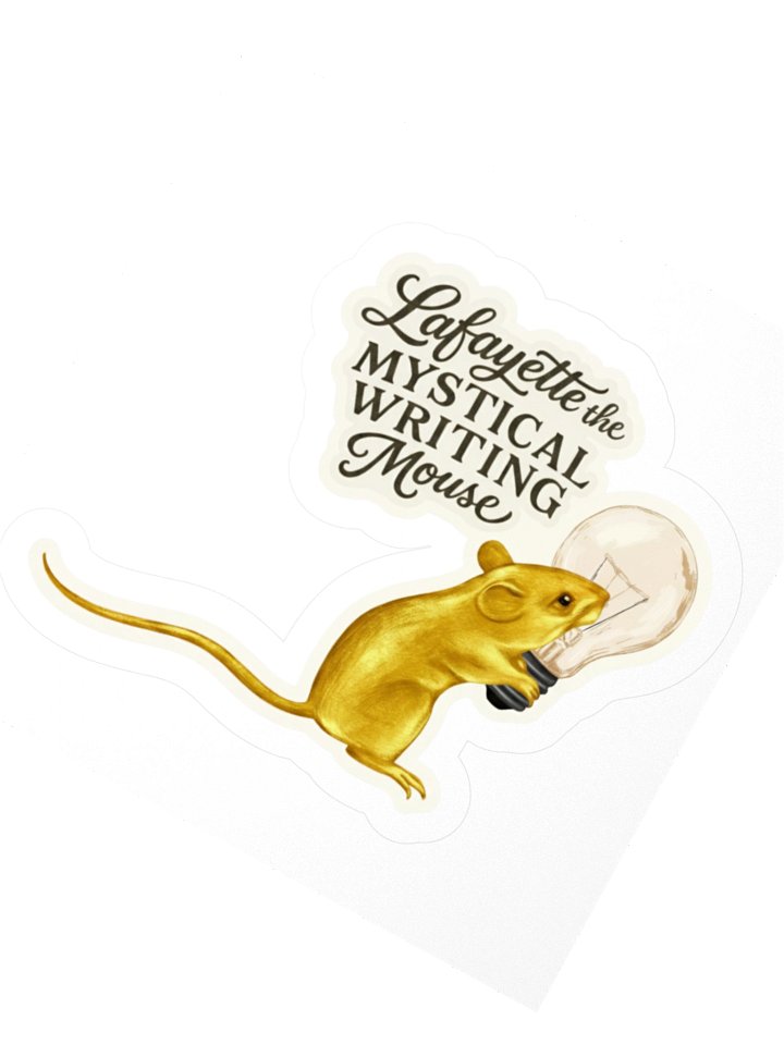 Lafayette the Mystical Writing Mouse Sticker product image (2)