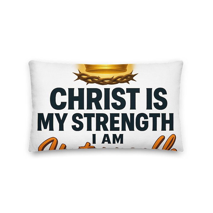 Unstoppable Strength Premium Pillow product image (2)