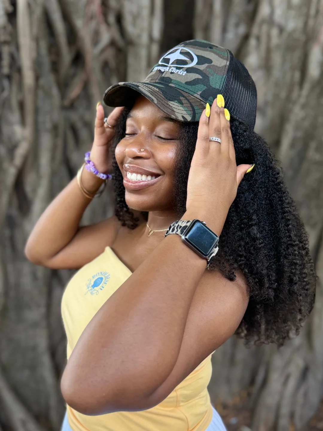 Through Christ Camo Trucker Cap product image (3)