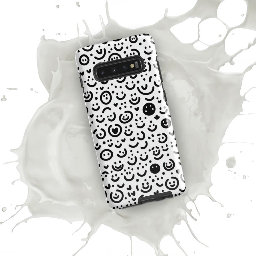 Whimsical Smiley Faces Tough Case product image (54)