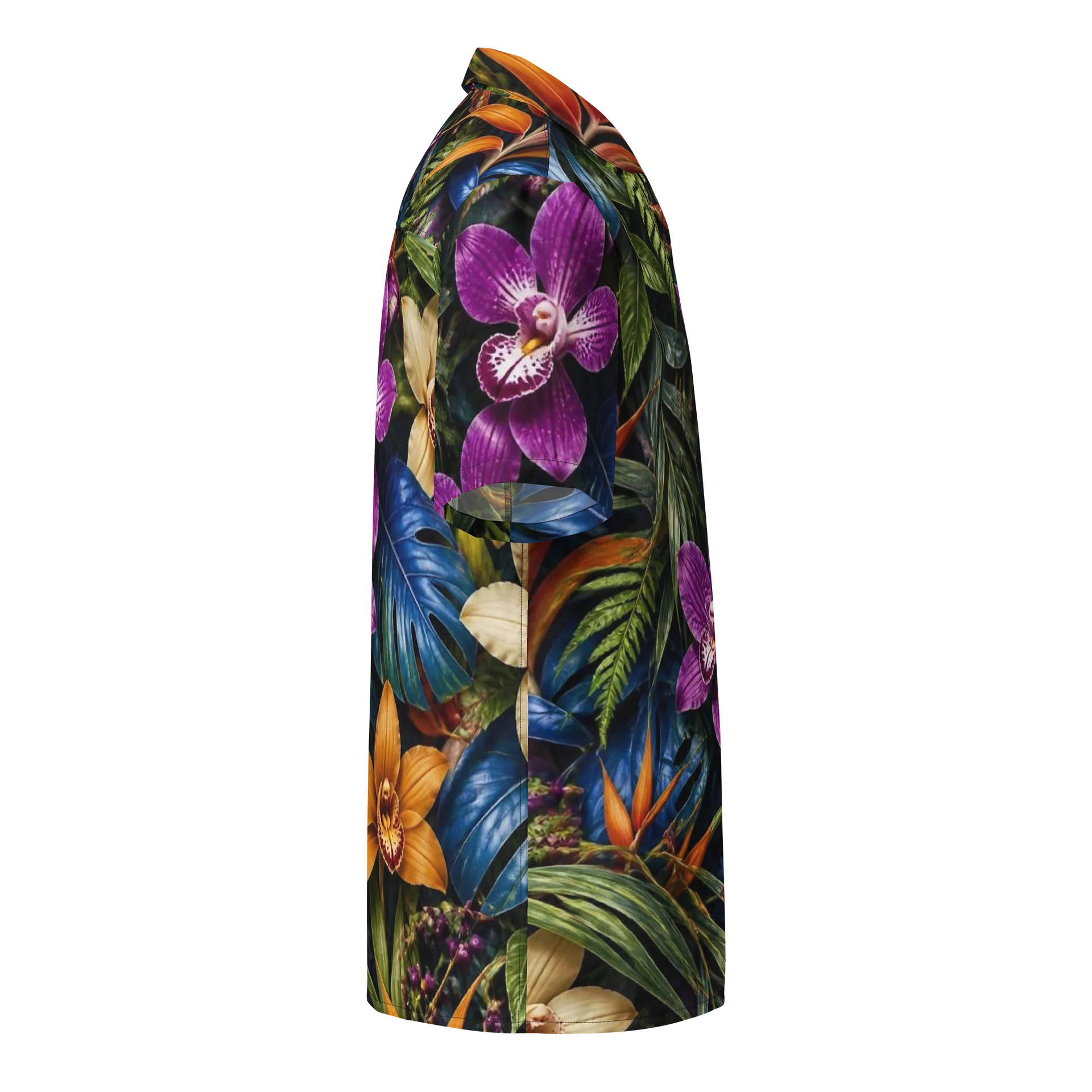 "BP629" Tropical Orchid Hawaiian Shirt product image (4)