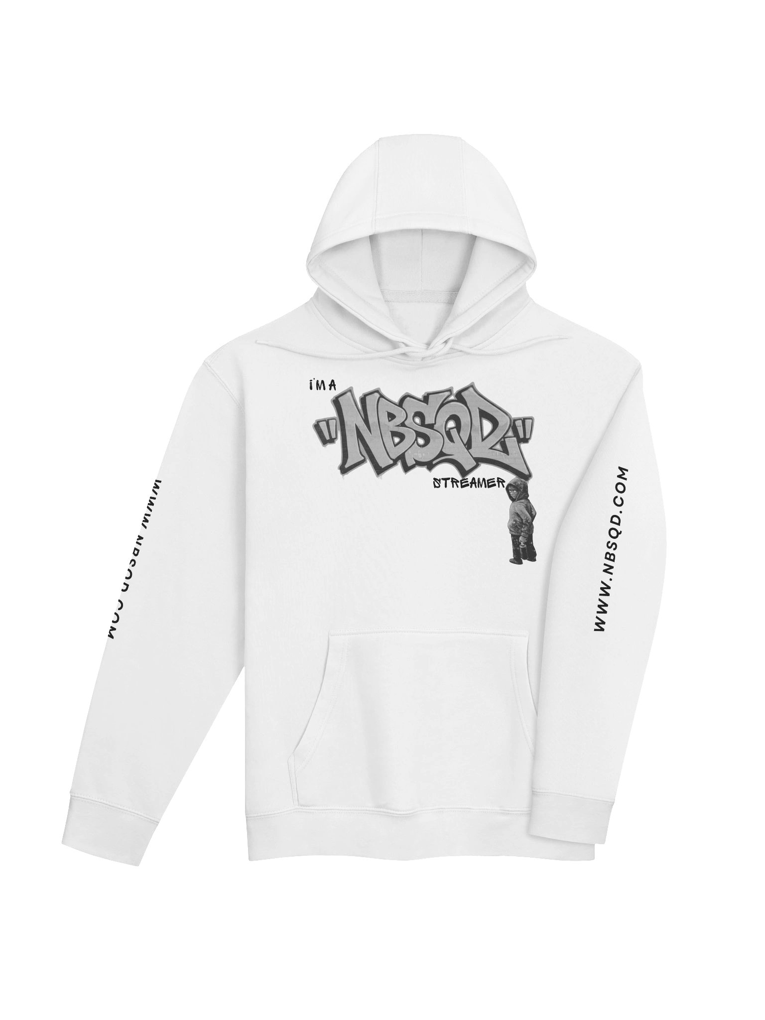 Noobsquad “NBSQD Graffiti – Break The Rules, It’s Part of The Game” Ladies Hoodie product image (4)
