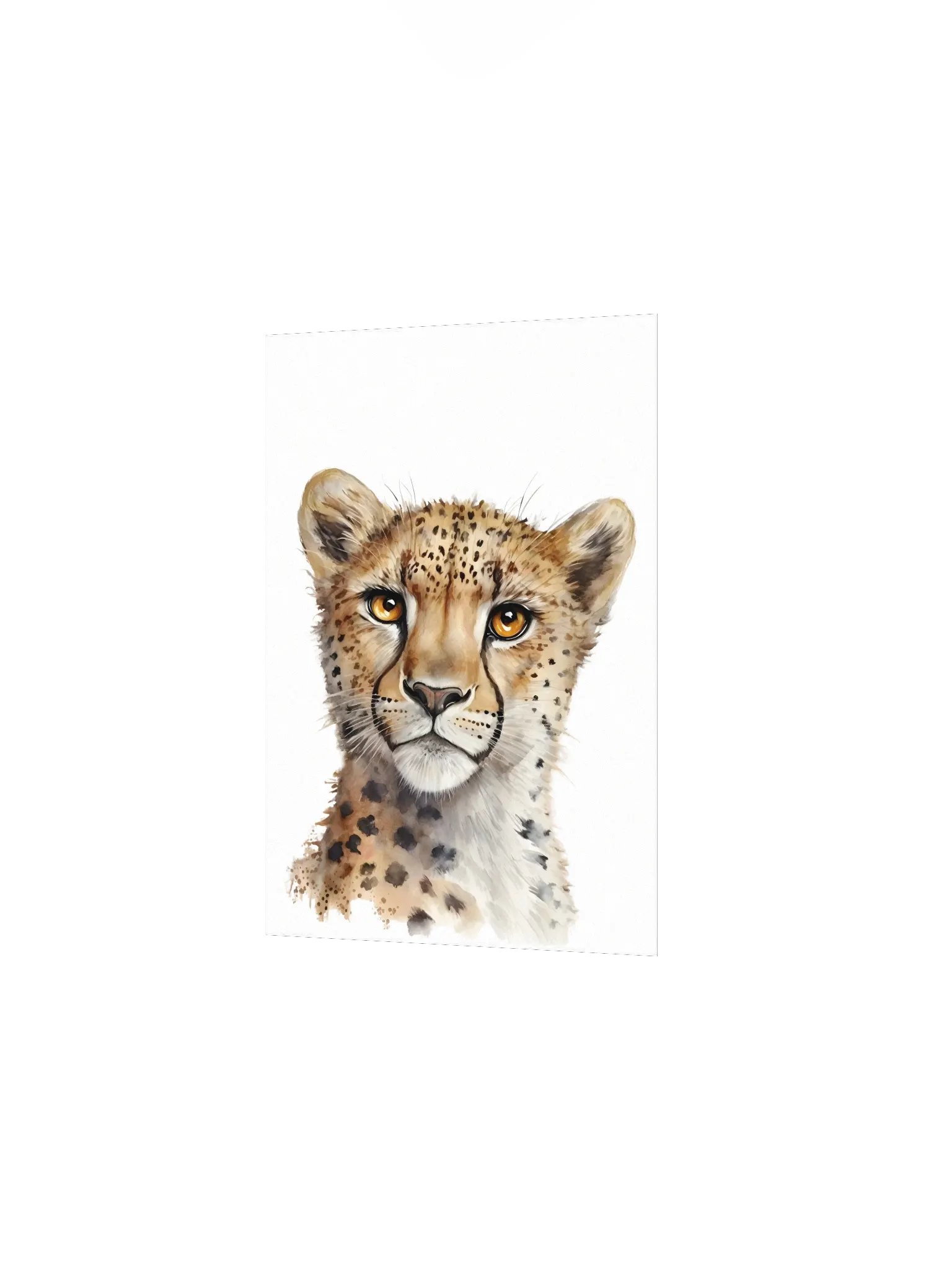 Cheetah Watercolor Portrait product image (3)