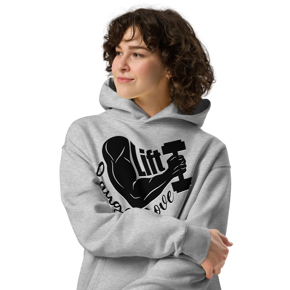 Lift Laugh Love Dark Mode Flex Pump Cover Hoodie product image (4)
