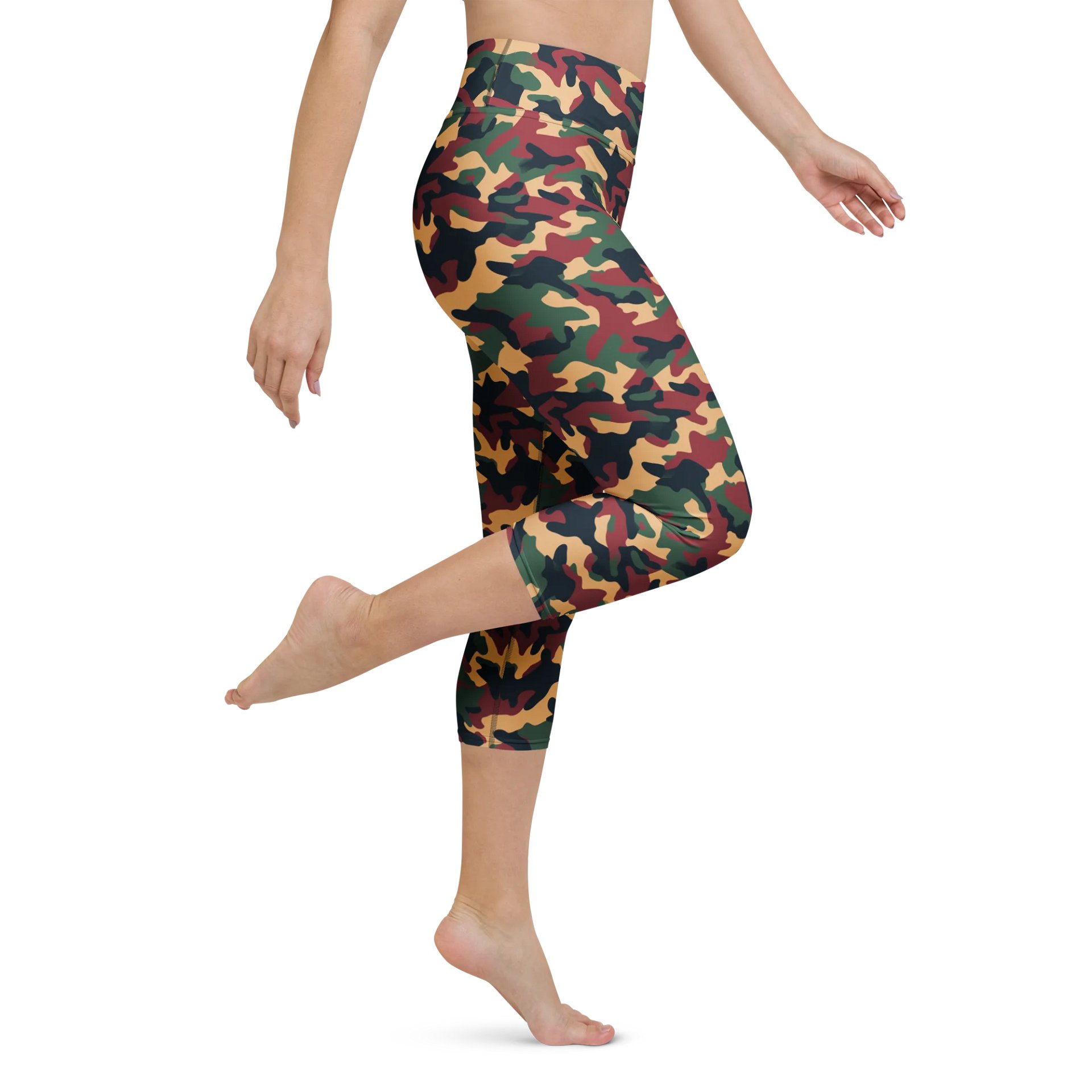 Autumn Camo Capri Leggings product image (2)