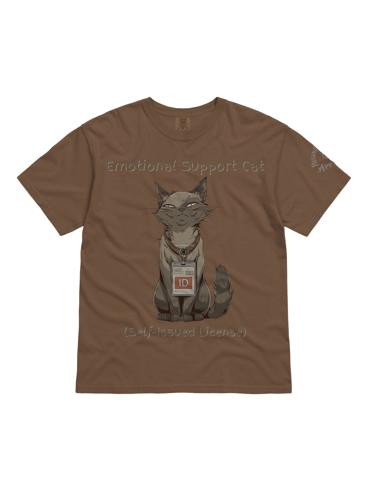 Rising Sons™ Emotional Support Cat Tee product image (1)