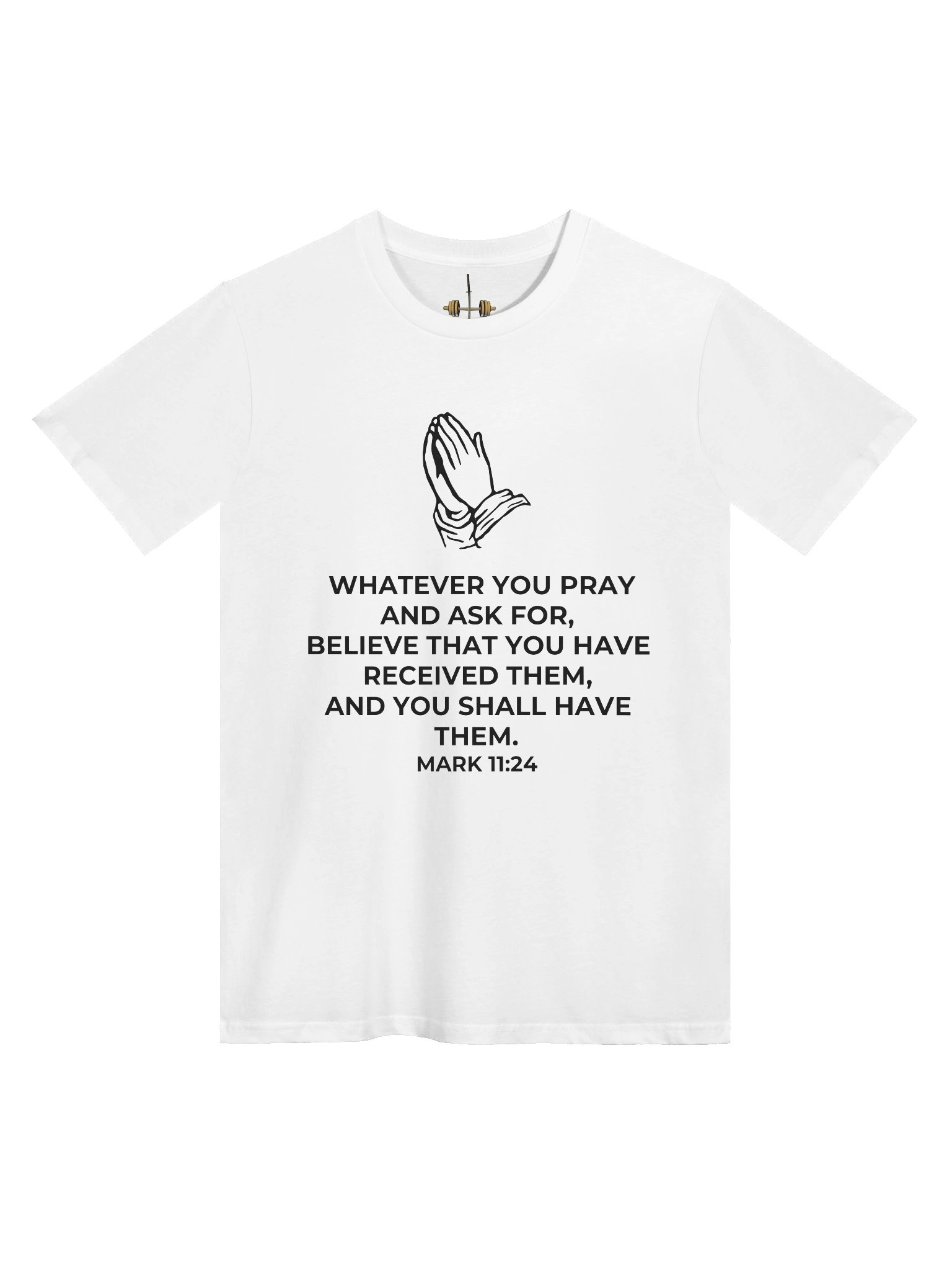 Mark 11:24 Unisex Tee [Dark] product image (1)