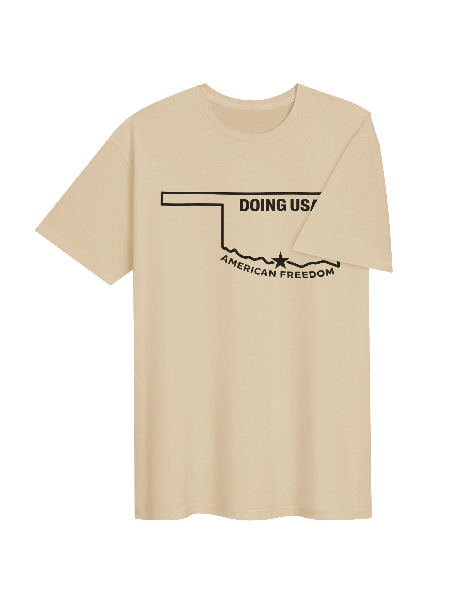 Lake Murray Oklahoma Doing USA Tee | American Freedom Gildan 64000 Softstyle Shirt product image (53)
