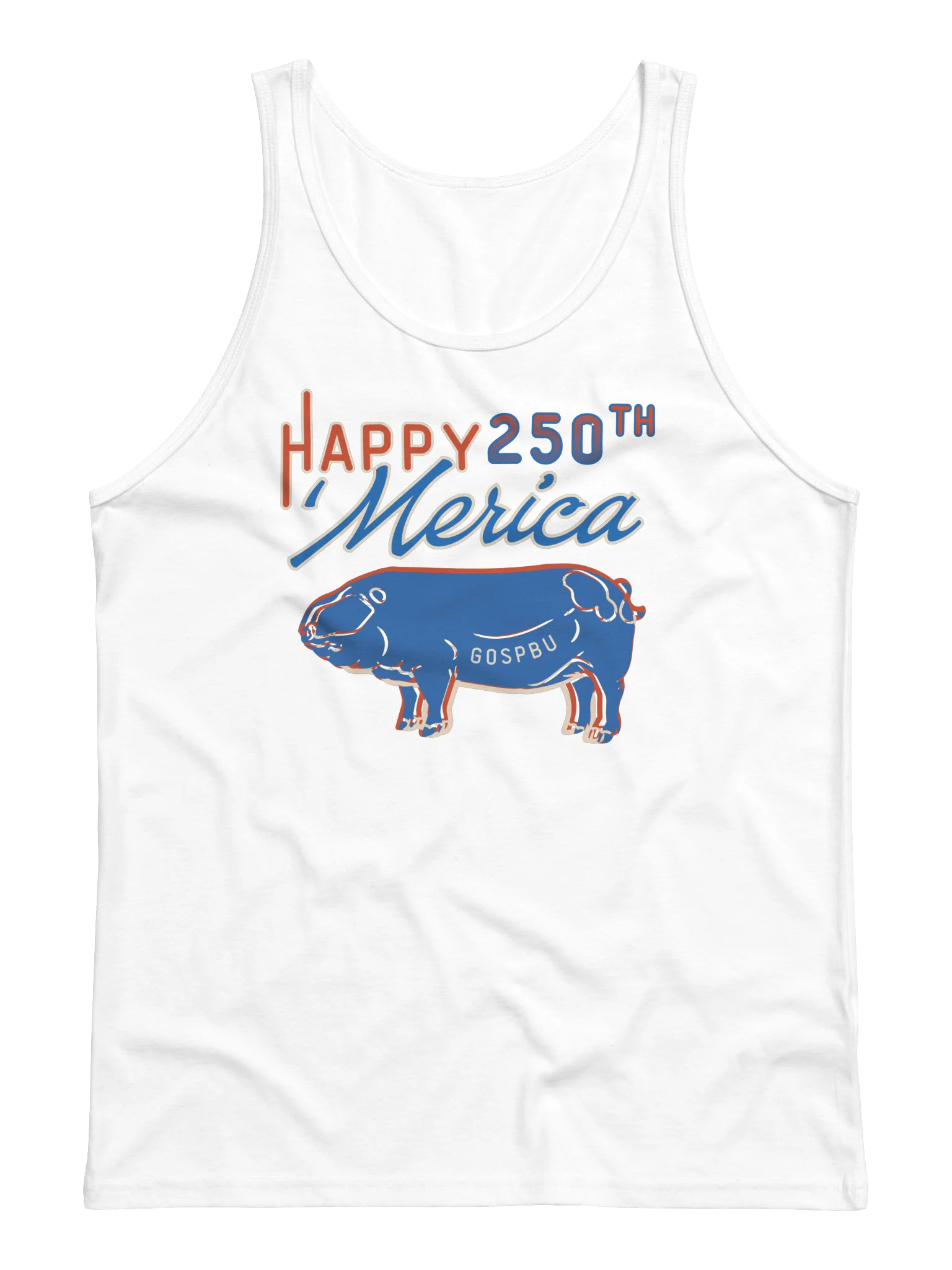 Happy 250th Merica Pig Tank product image (1)