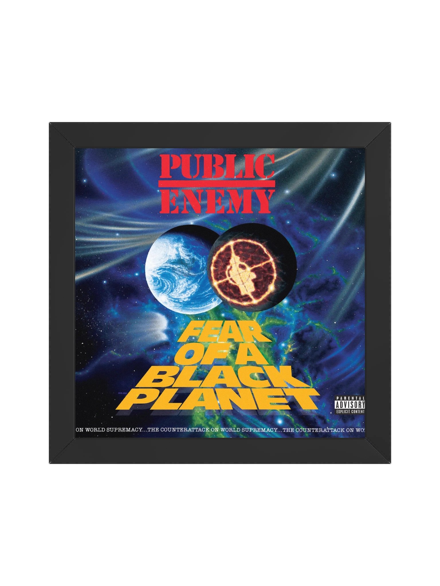 Public Enemy - Fear of a Black Planet Framed Space Collage Poster product image (41)