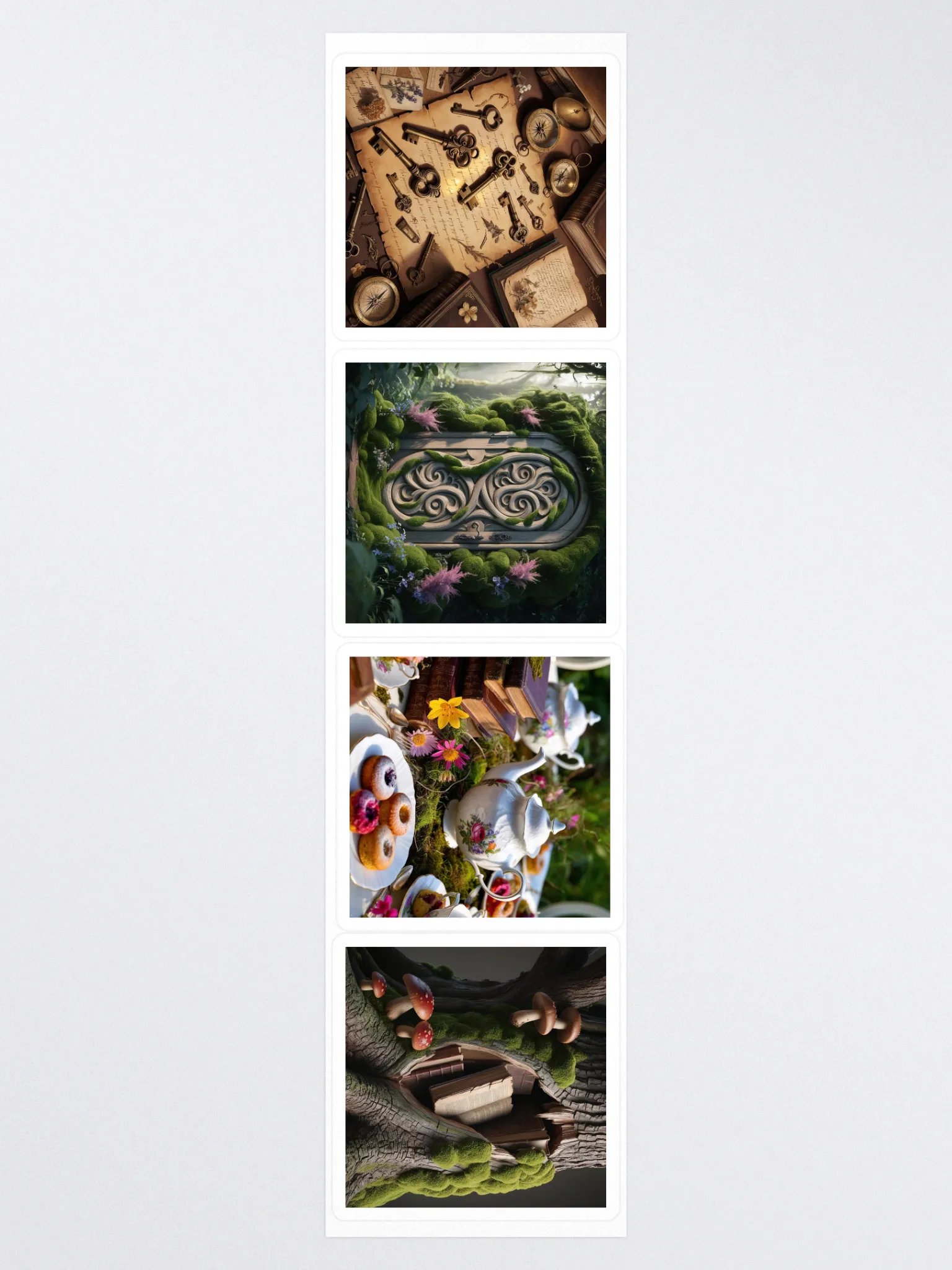 Ink and Elsewhere Stickers #7 – The Shelves That Speak in Silence product image (3)