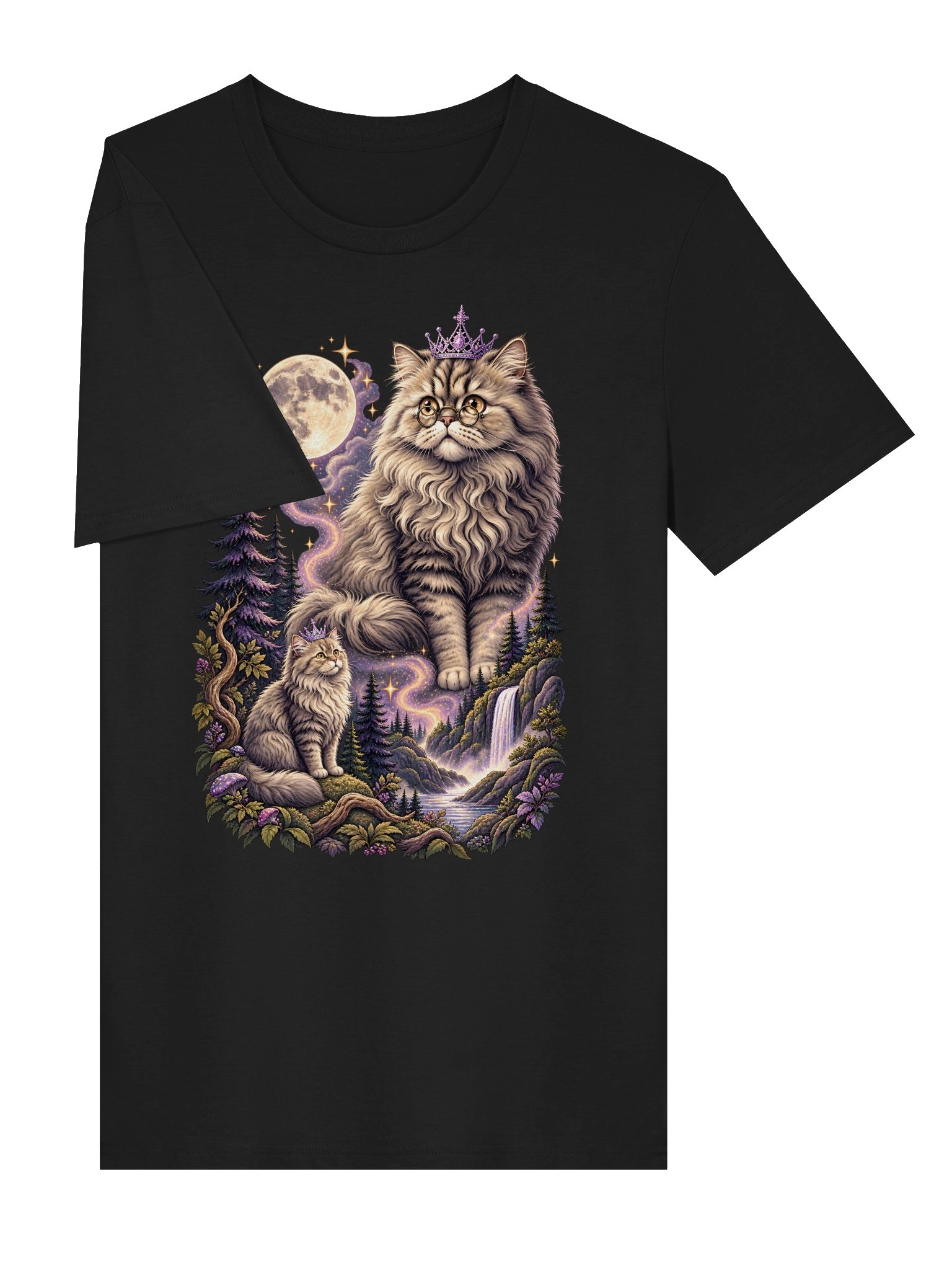 Fantasy Persian Cat Vintage T-Shirt product image (4)