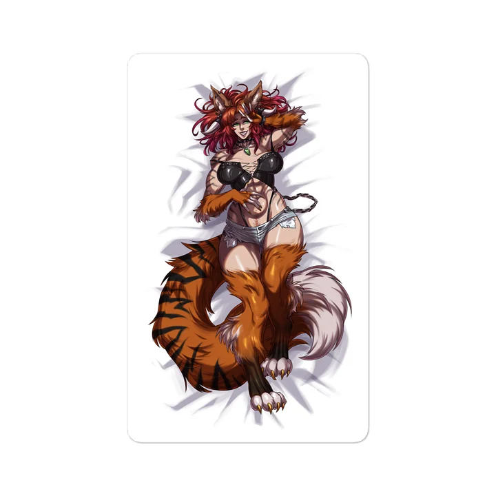Wolfhead and Bed - Vinyl Sticker! product image (2)