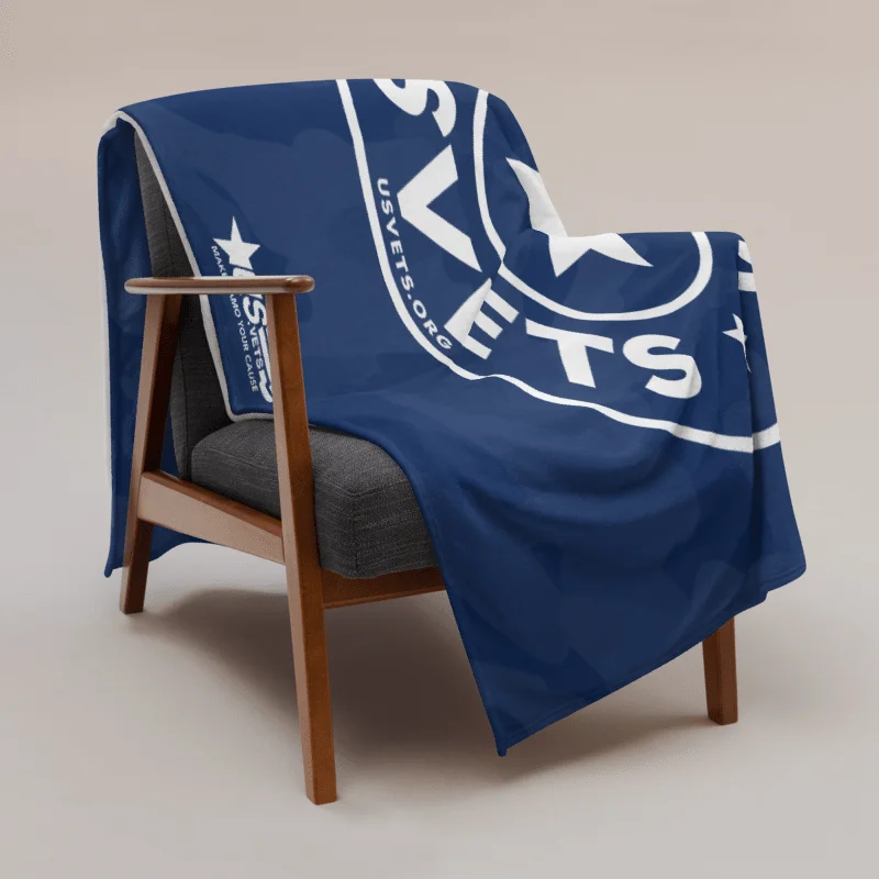 HONORUSVETS - BLUE THROW BLANKET product image (1)