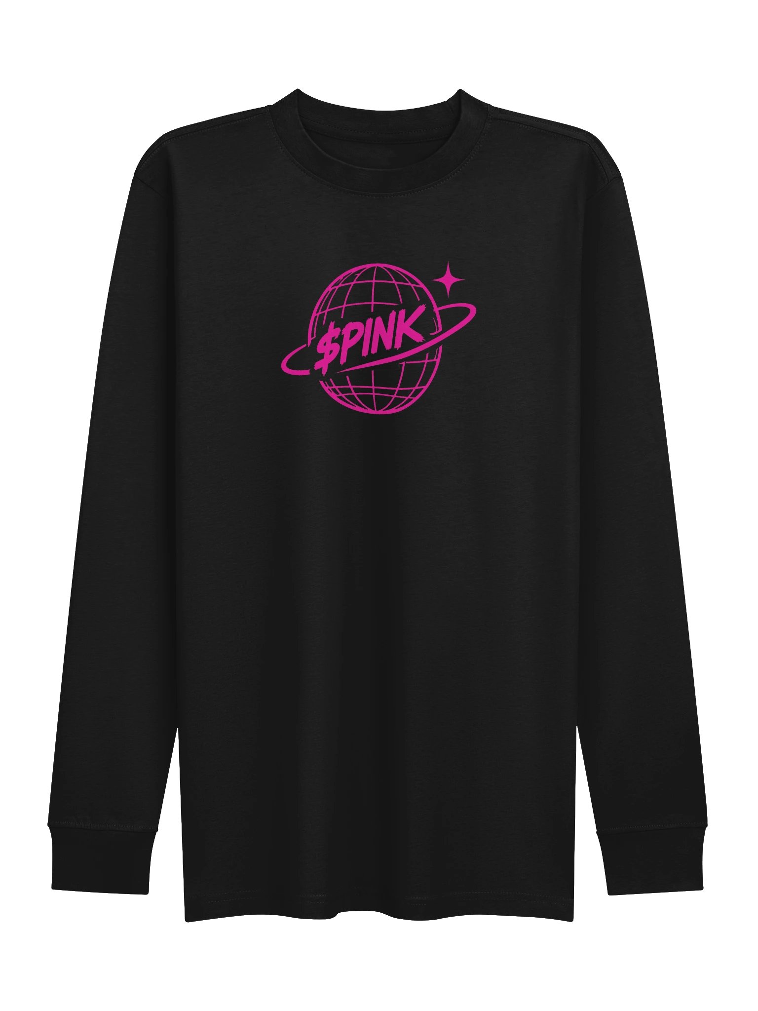$PINK COIN Orbit Long Sleeve product image (1)