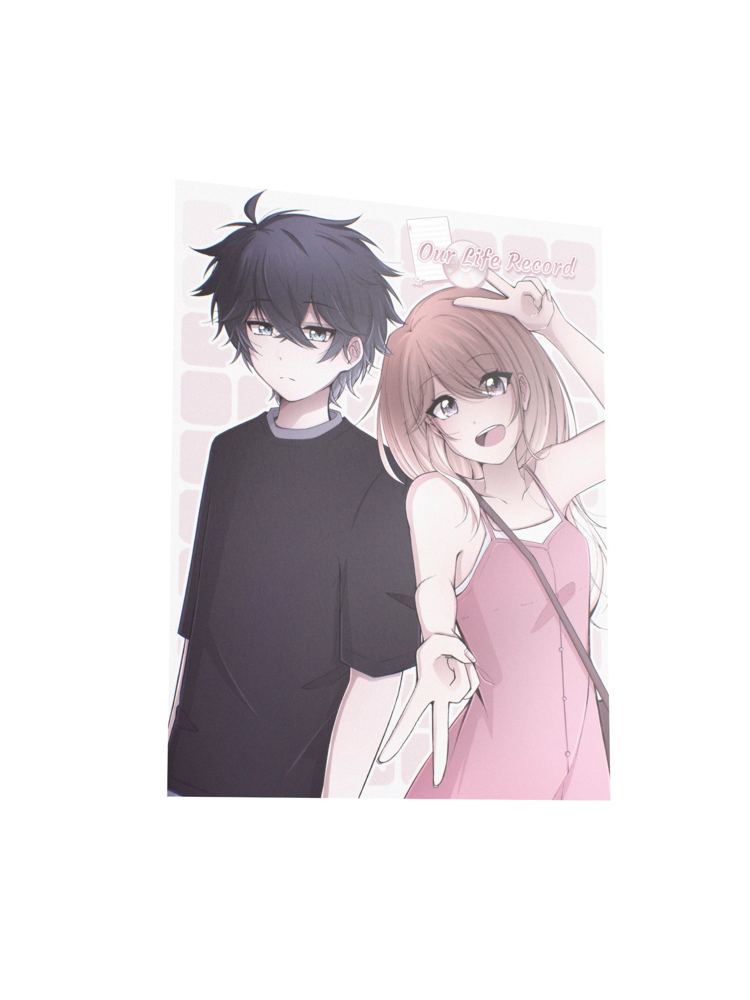 Poster "Our Life Record" – Shou & Kureha (27,94x35,56 cm) product image (3)