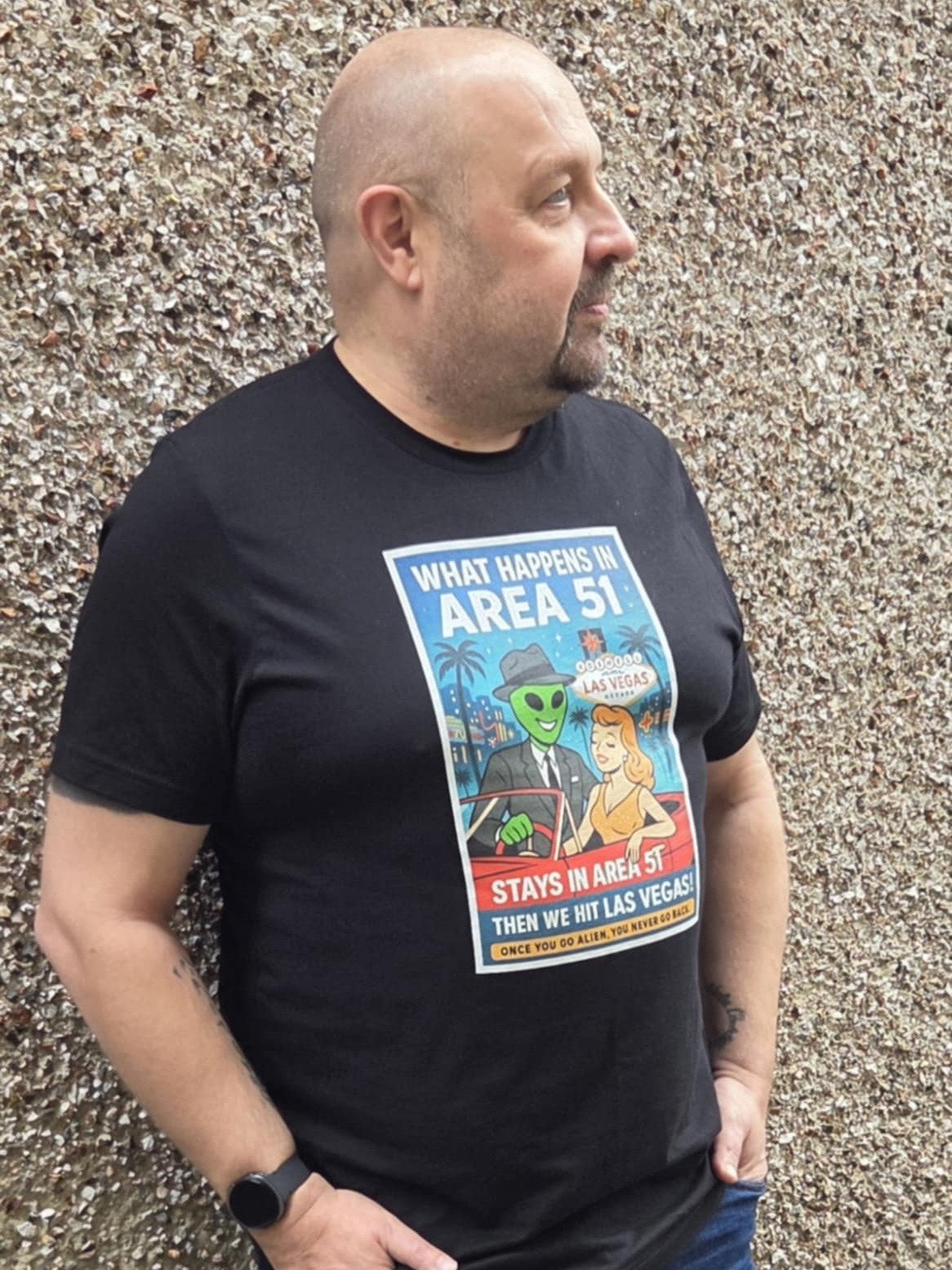 What Happens in Area 51 Las Vegas 1950's Retro Concert Tee Fit Unisex T-Shirt product image (6)