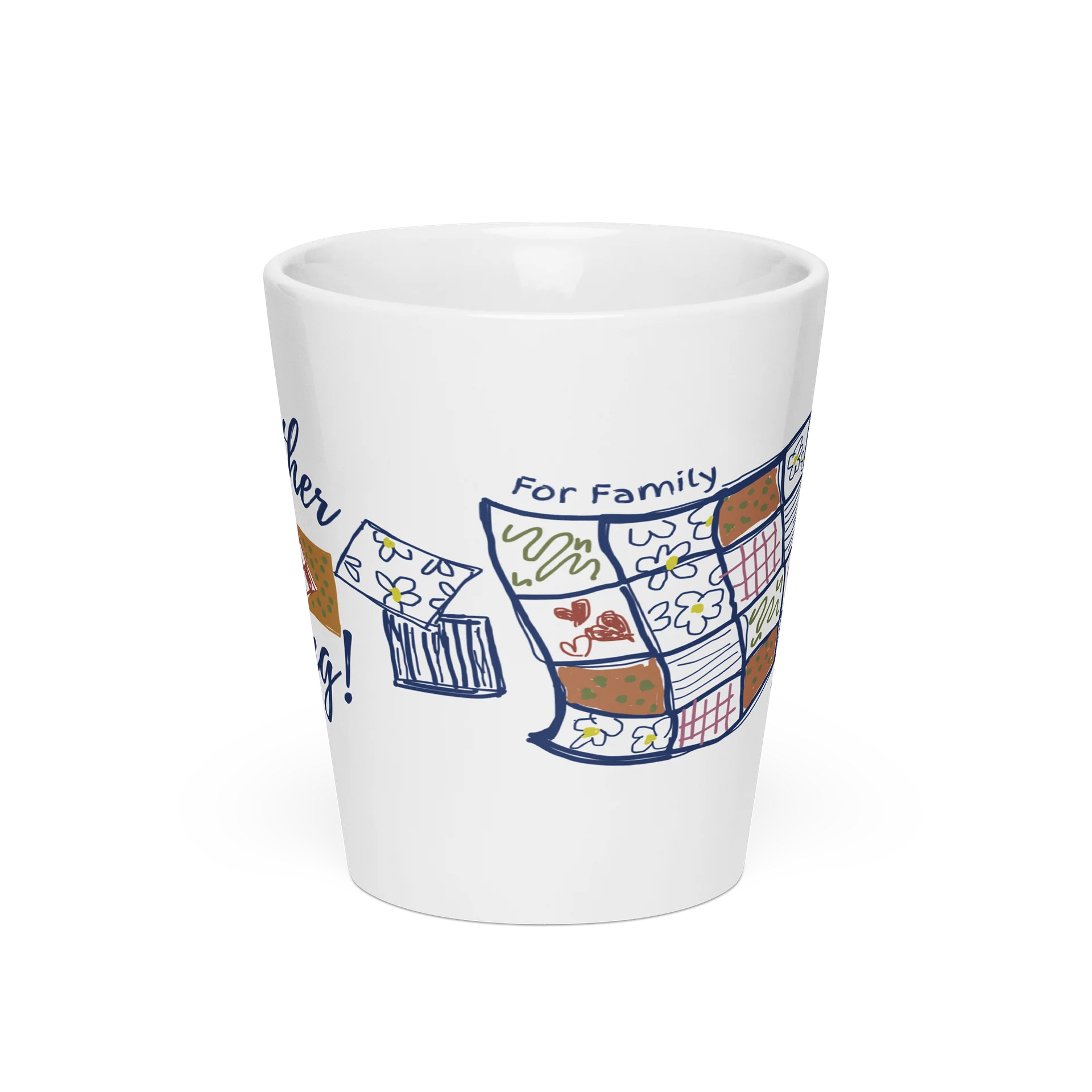 I'd Rather Be Quilting! Latte Mug product image (3)