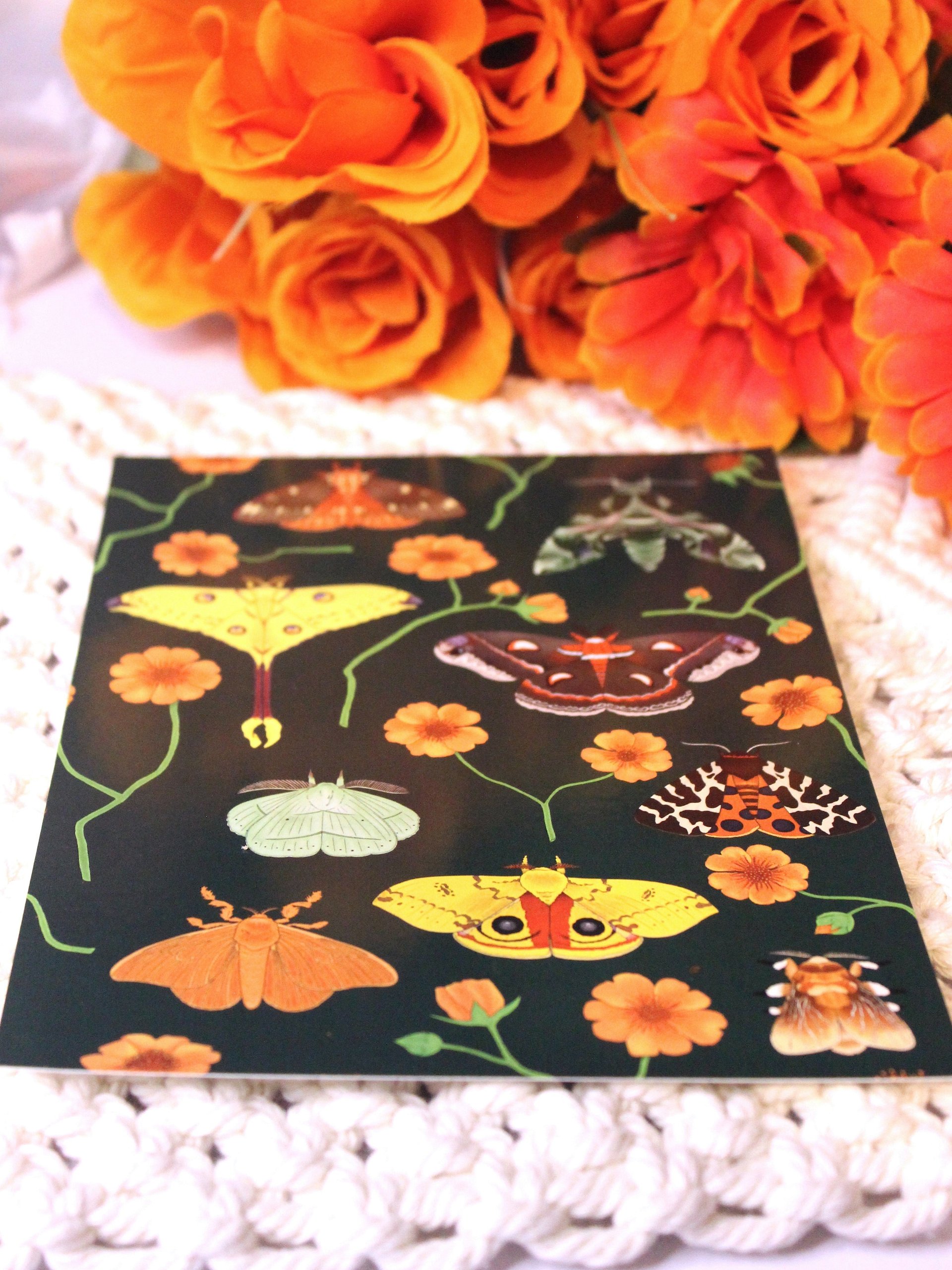 Floral Moths Print product image (2)