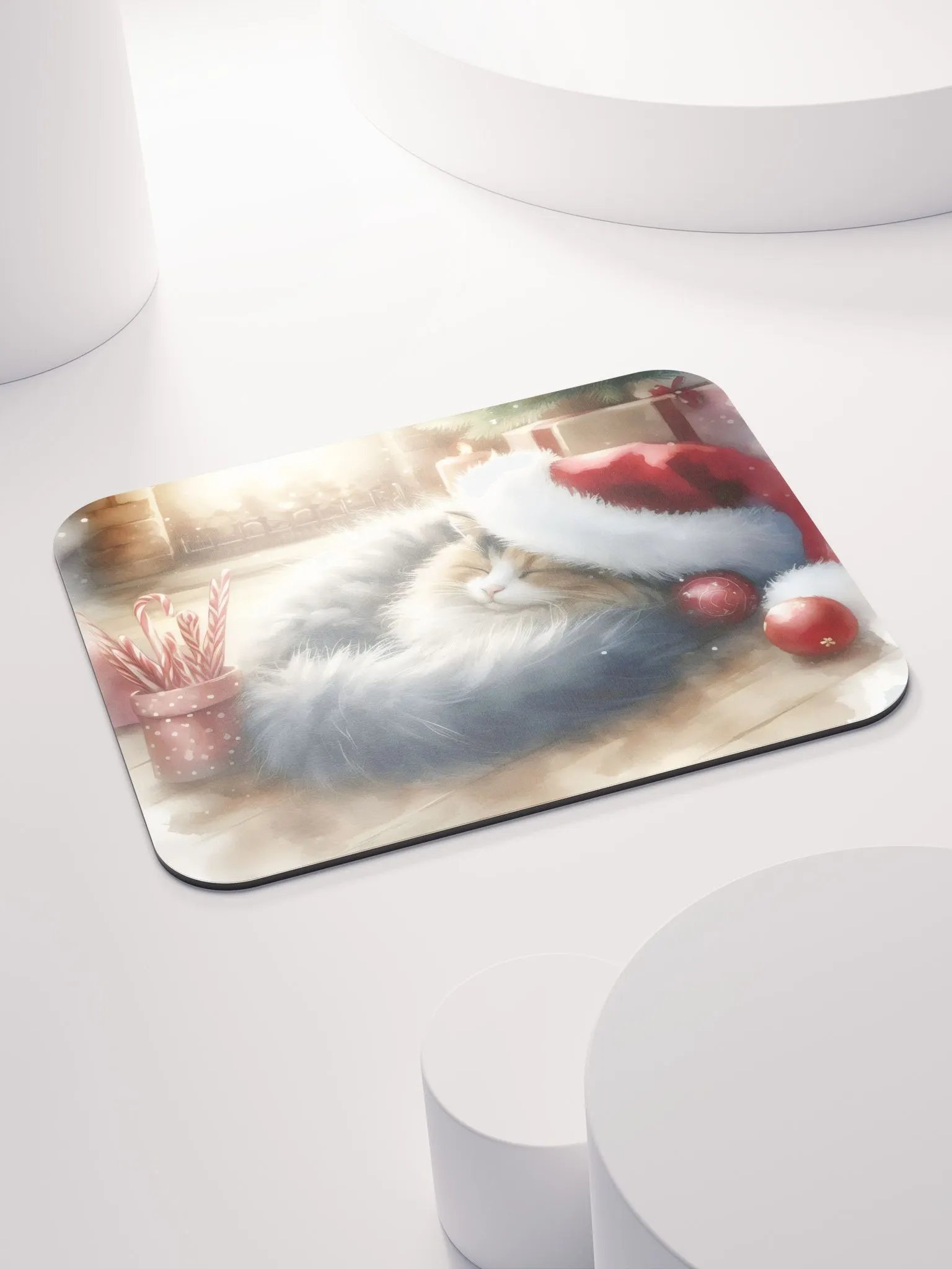 Christmas Cat Nap Mouse Pad product image (5)