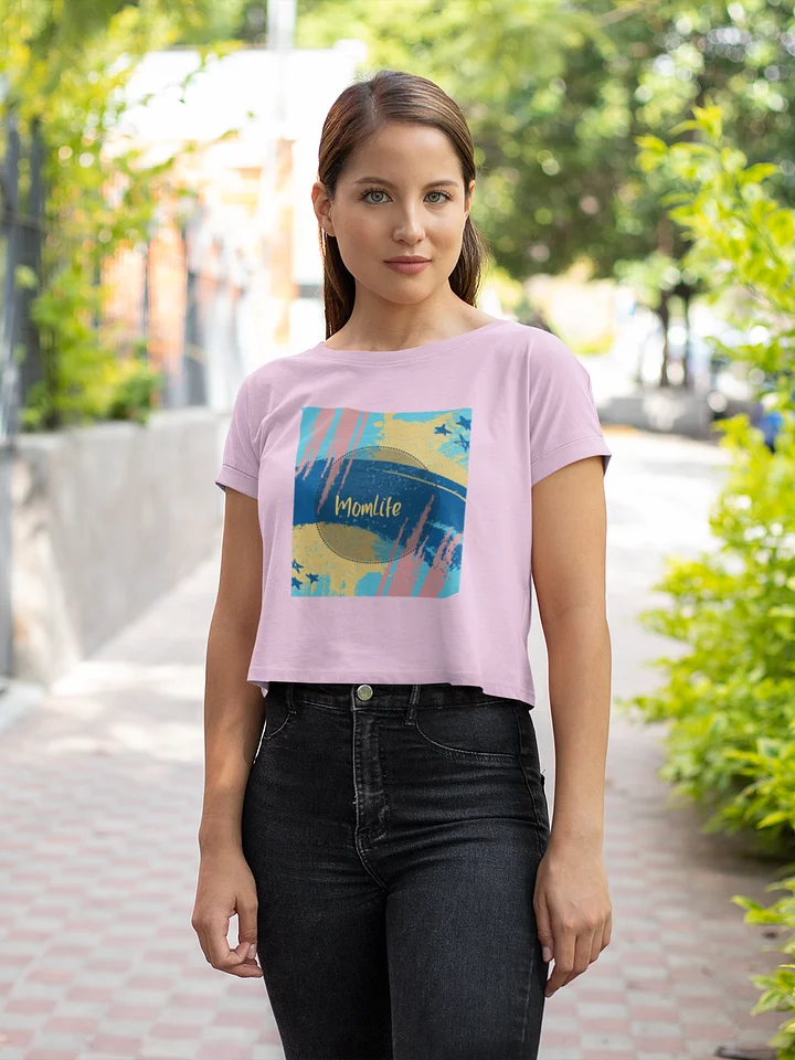 Momlife Abstract Crop Top product image (13)