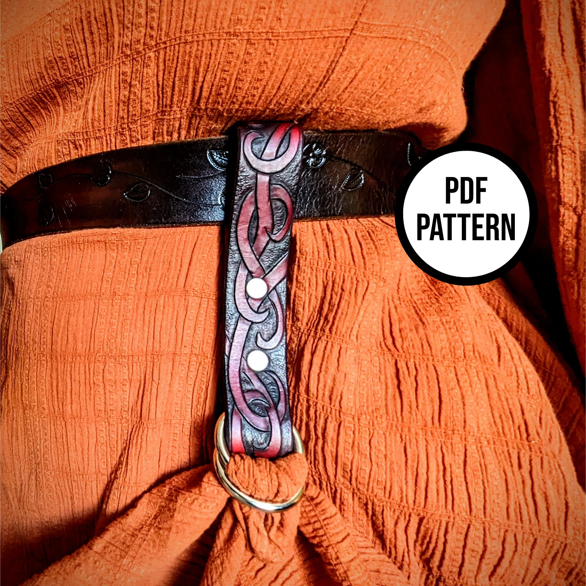 Leather Skirt Hike with Spirals - PDF Pattern for Leatherwork product image (3)