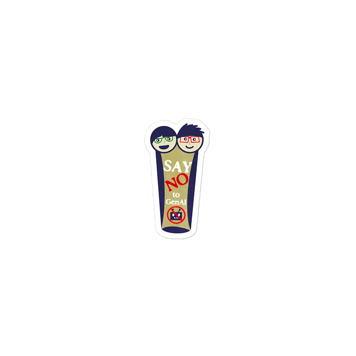 No to GenAI Sticker product image (1)