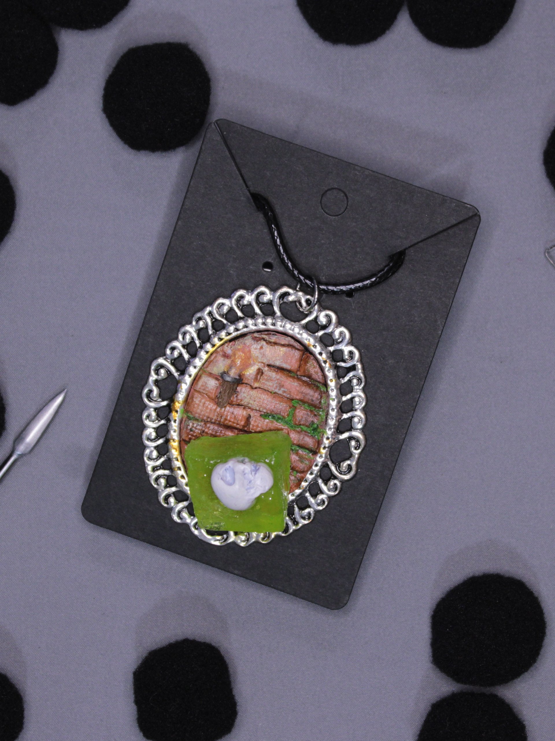 Gelatinous Cube Necklace Pendant product image (1)