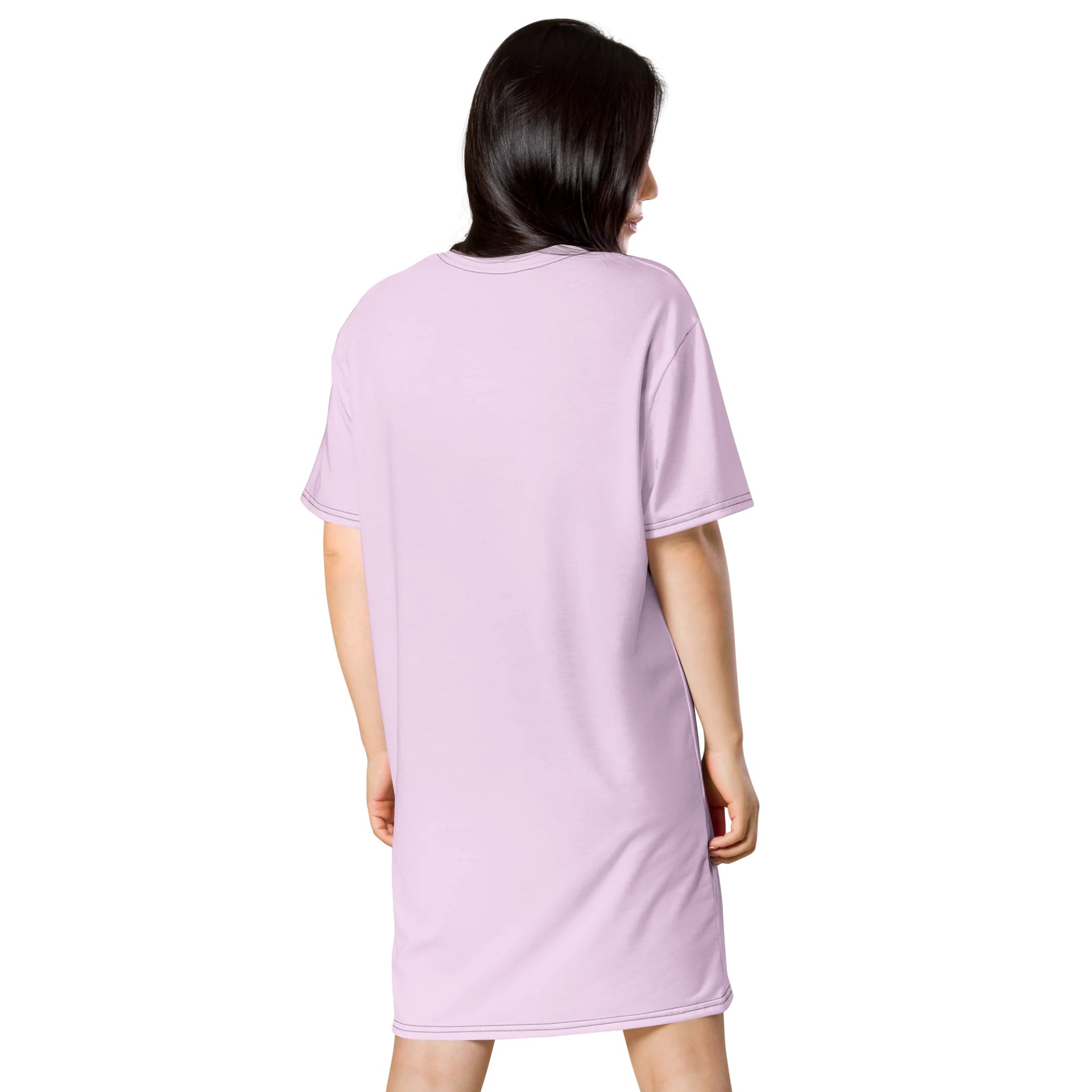 Oversized T-Shirt Dress - Delicate Selago, Sizes 2XS-6XL product image (2)