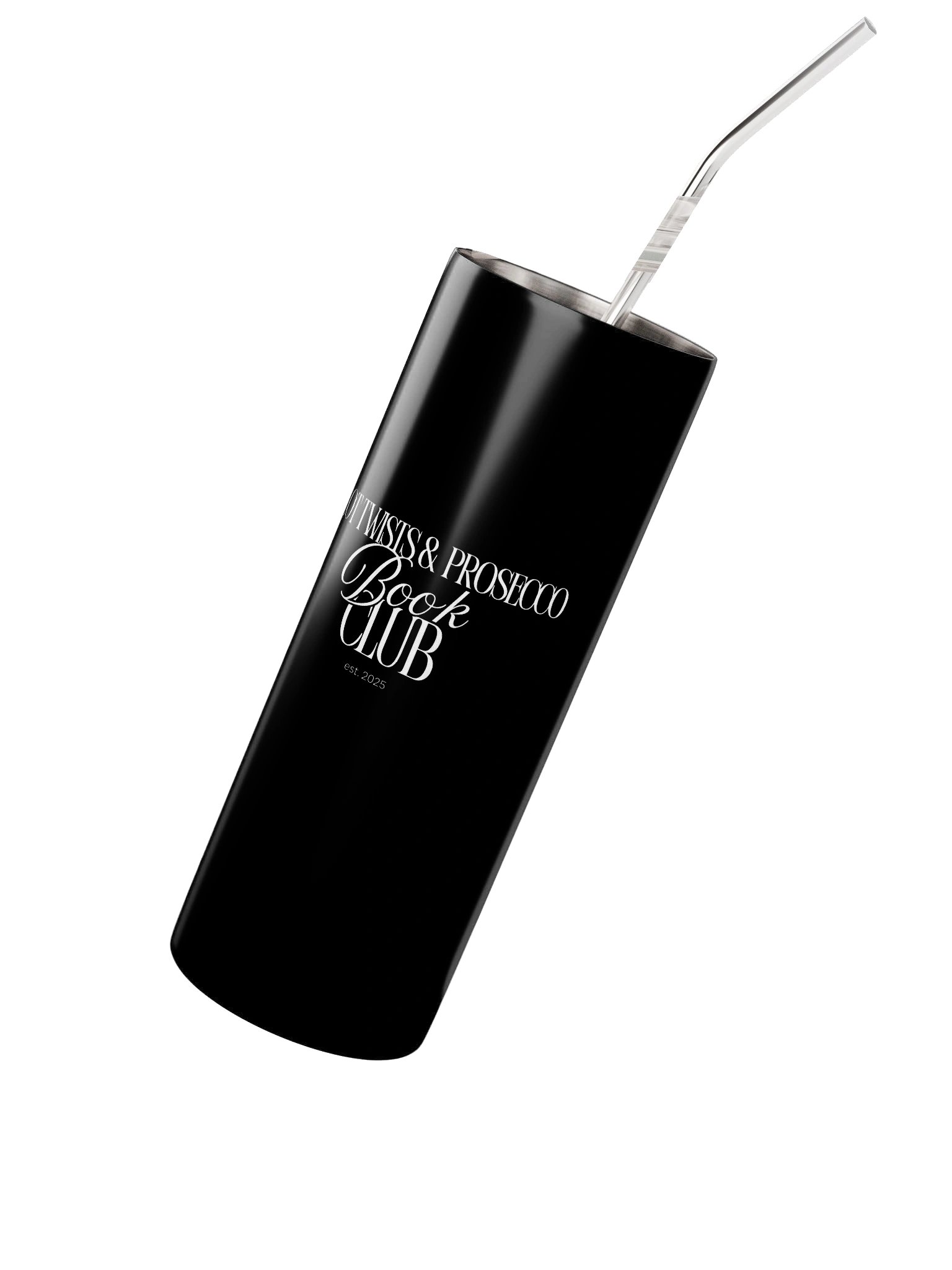 The "Plot Twists & Prosecco" Insulated Tumbler product image (2)
