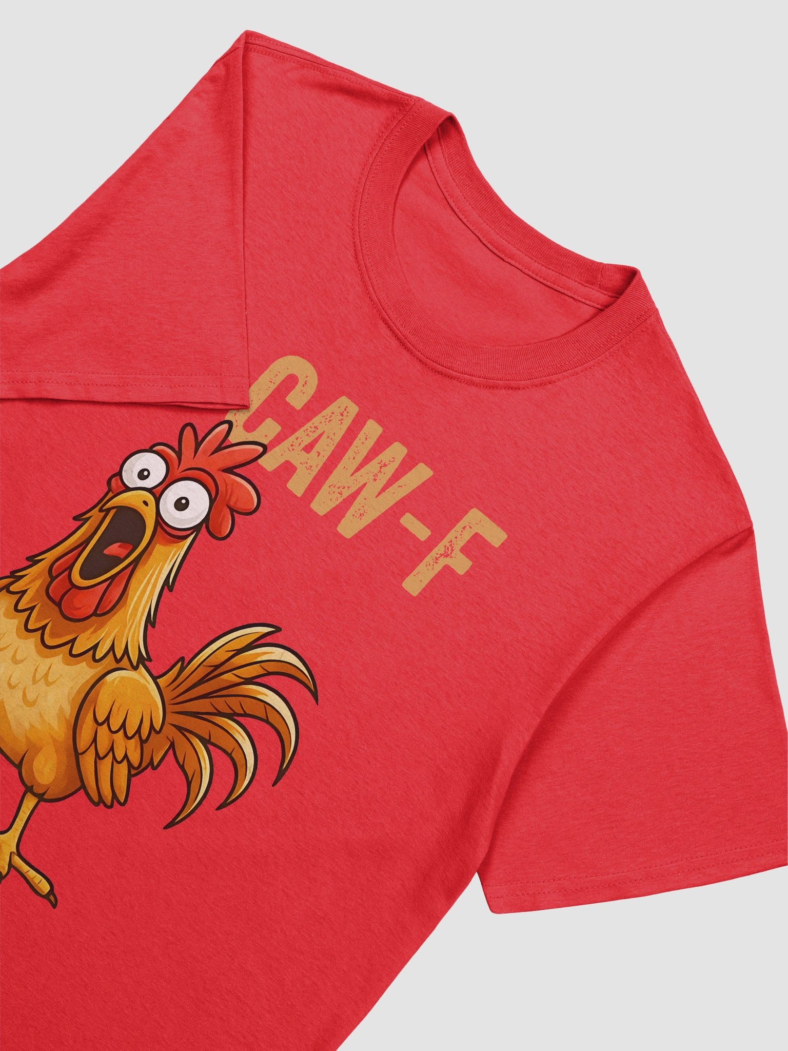 F Caw F Shirt Red product image (51)