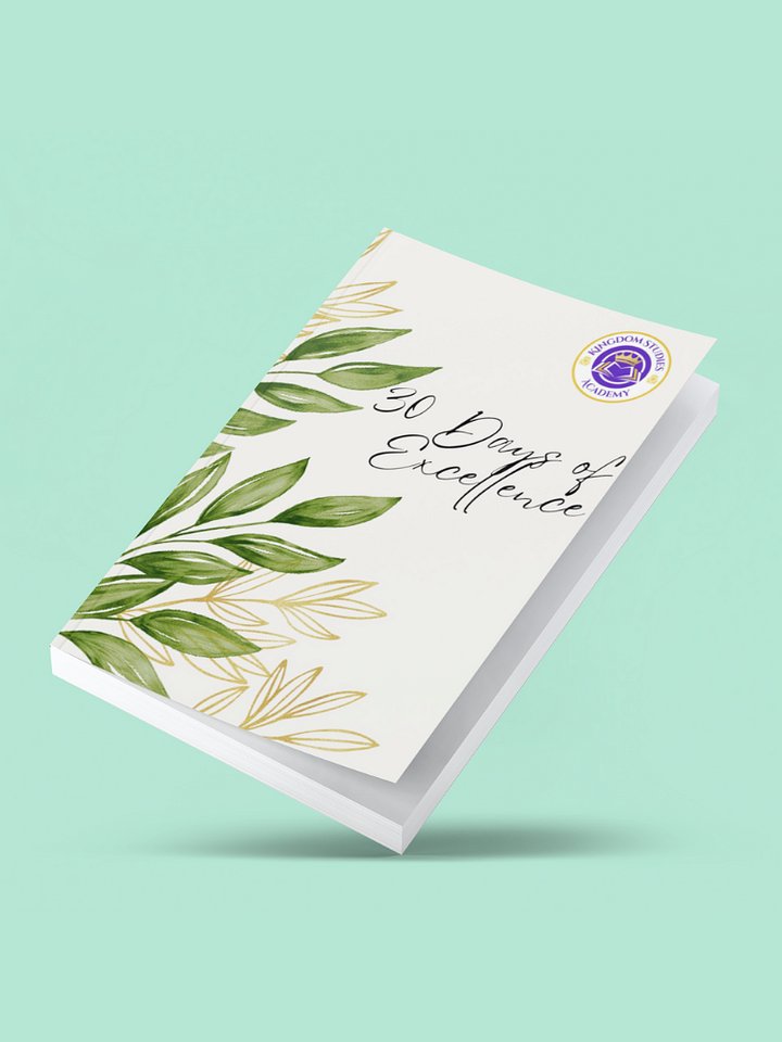 30 Days of Excellence Journal: Biblical Wisdom for Life Transformation product image (1)