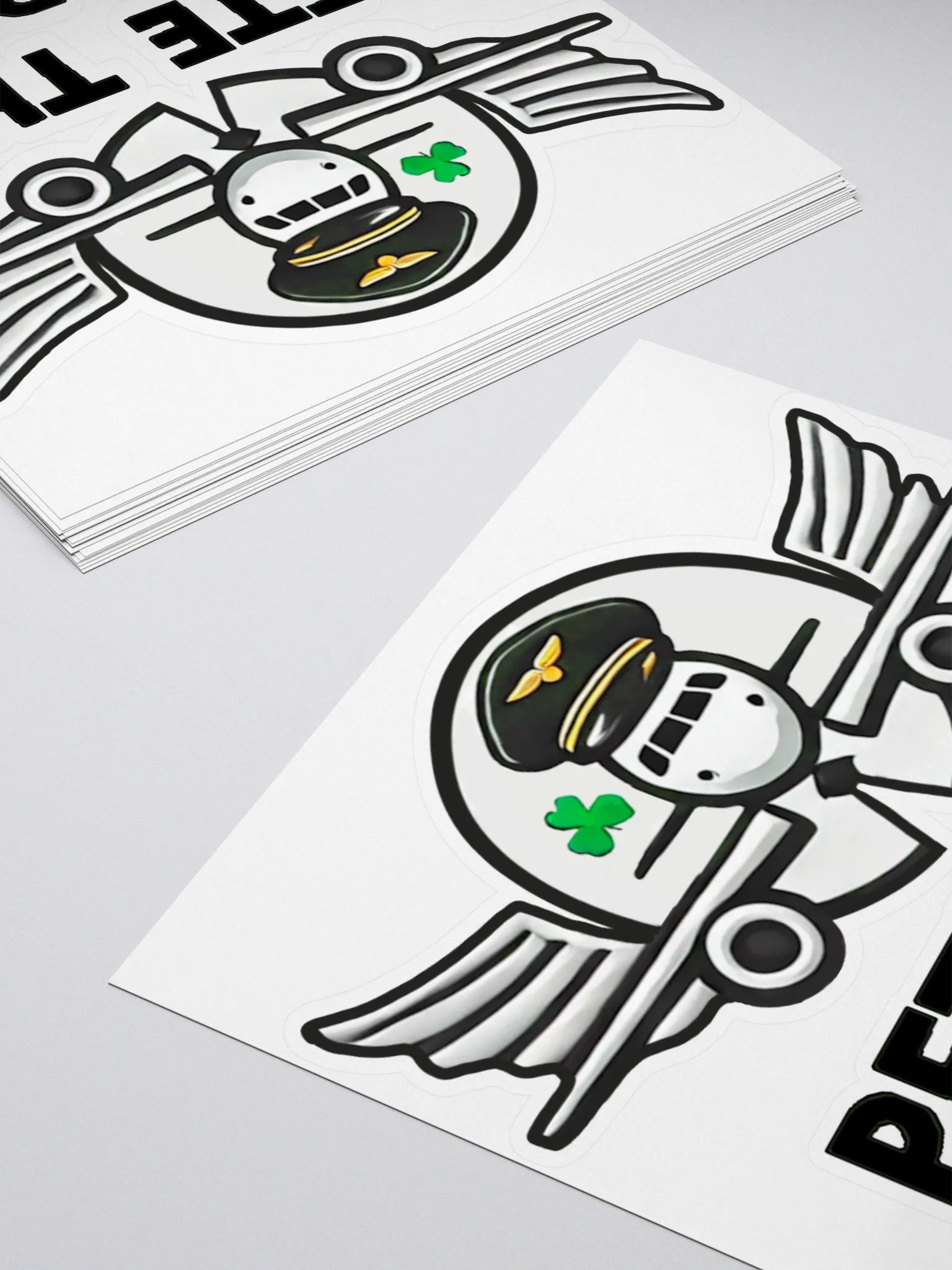 Logo Black Stickers product image (4)