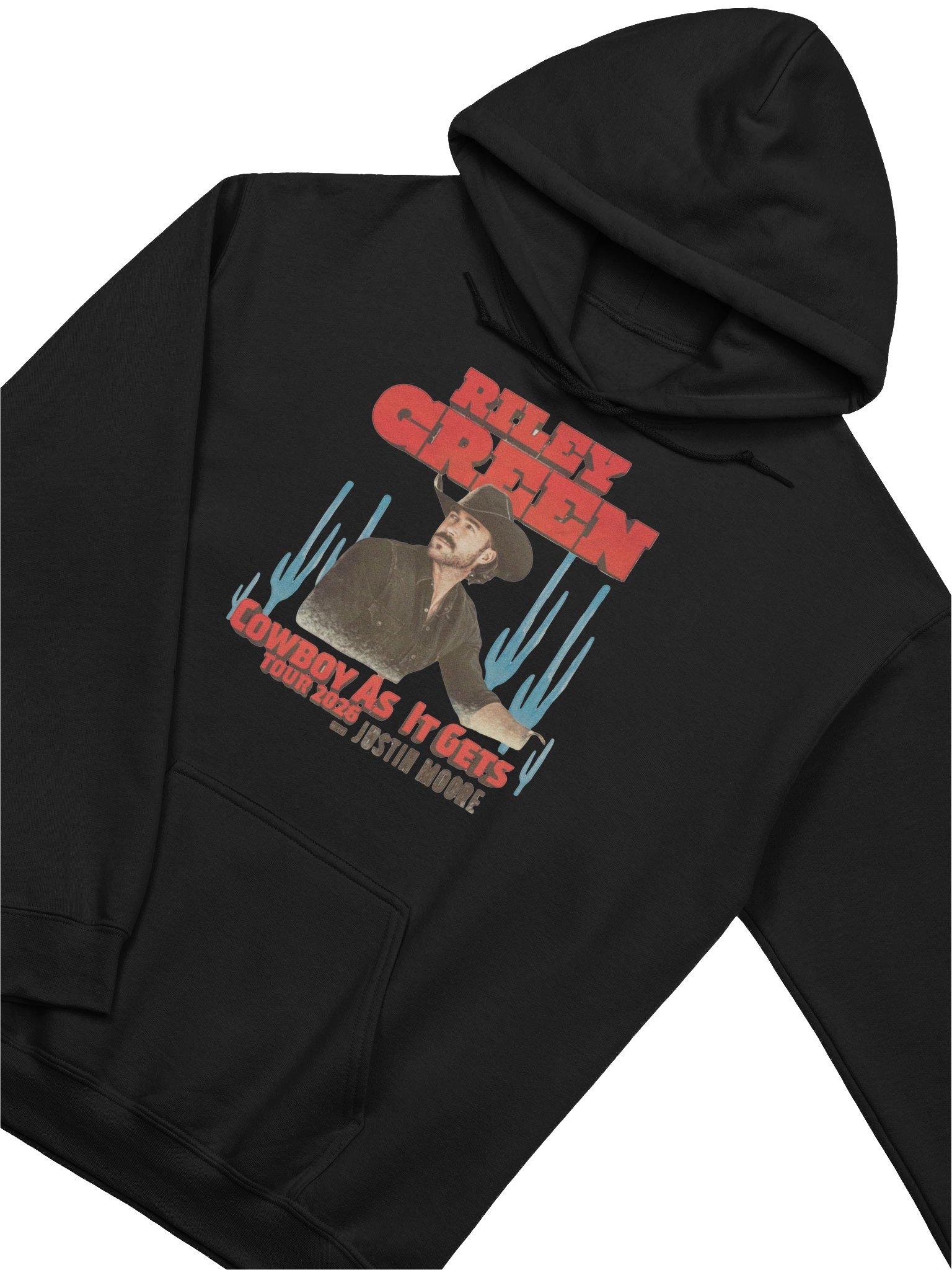 Riley Green Cowboy As It Gets Tour 2026 Hoodie product image (2)