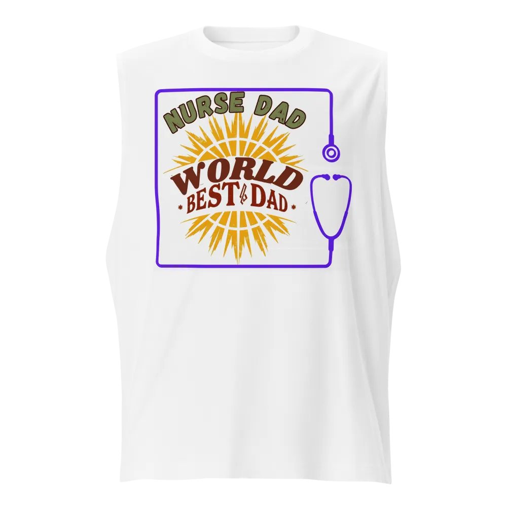 Nurse Dad World's Best Dad Muscle Tank product image (5)