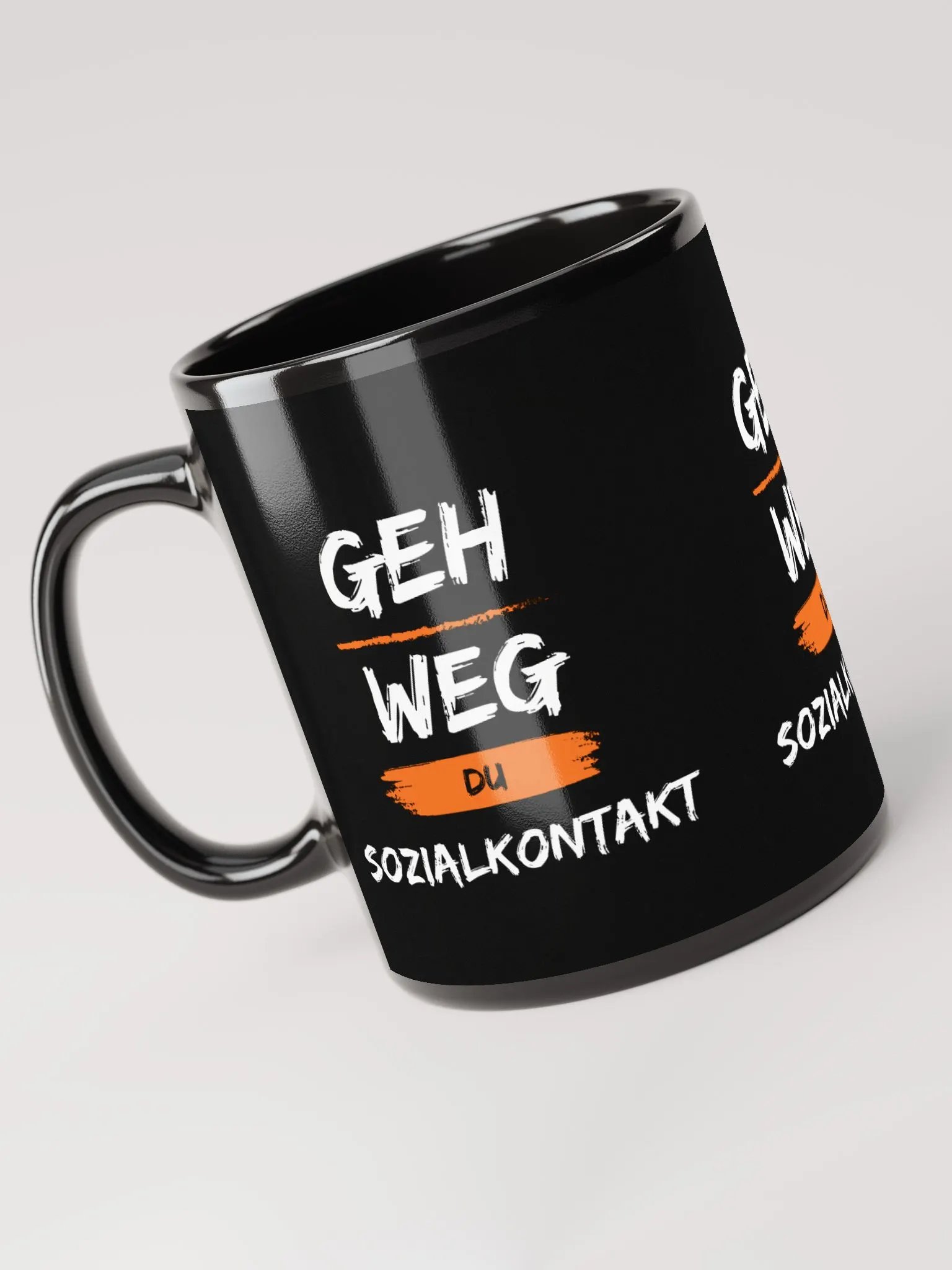 Tasse Geh weg DU Sozialkontakt product image (4)