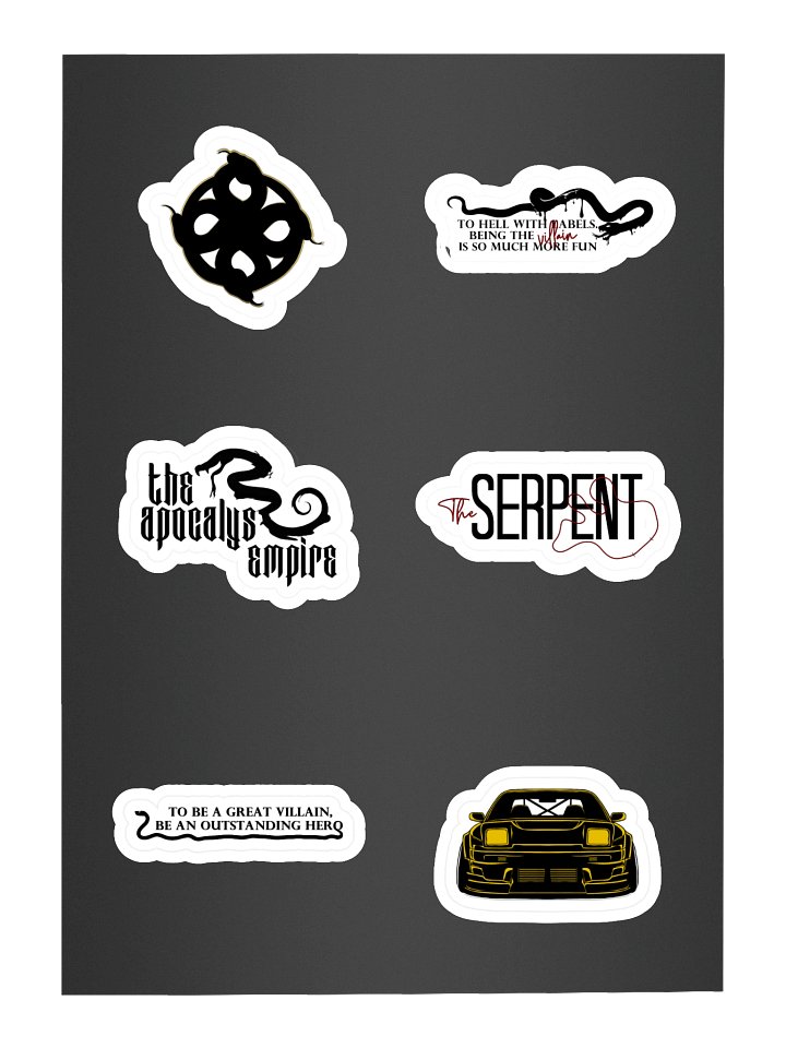 "The Apocalys Universe" Sticker Sheet product image (1)