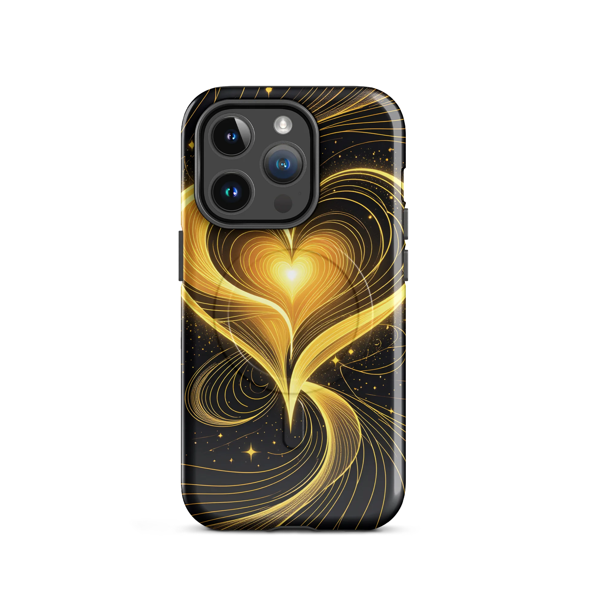 Golden Heart Glow MagSafe Tough Case product image (2)