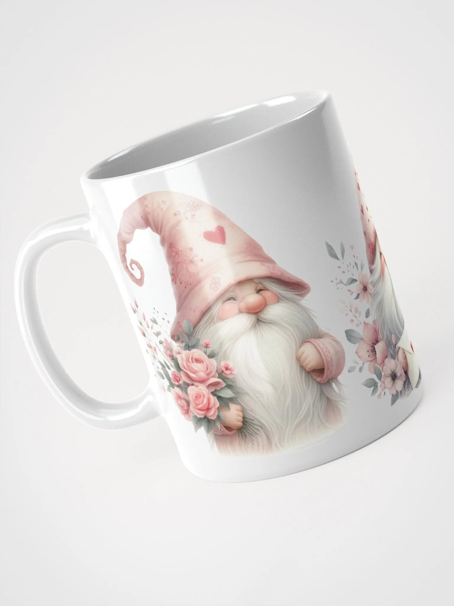 Pink Valentine Love Gnome Mug product image (3)