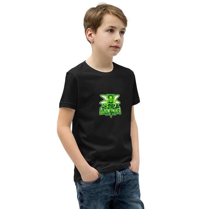 Neon Logo Youth Short Sleeve T-Shirt product image (10)