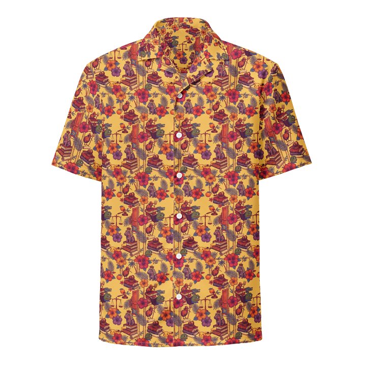 The "Crashout & Desist" Aloha Shirt product image (1)