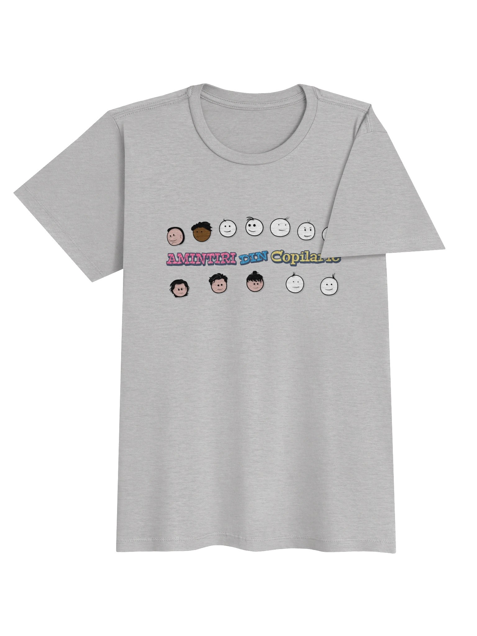 Tricou Damă Gri – Amintiri Din Copilărie product image (4)