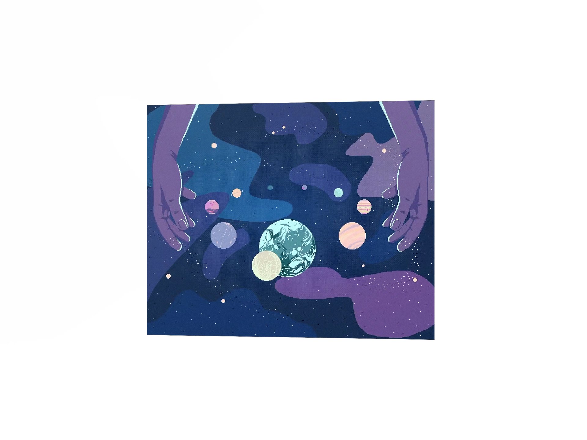Space Hands Print product image (4)