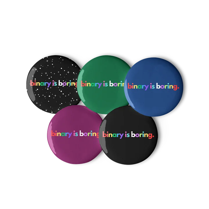 Binary Is Boring button product image (2)