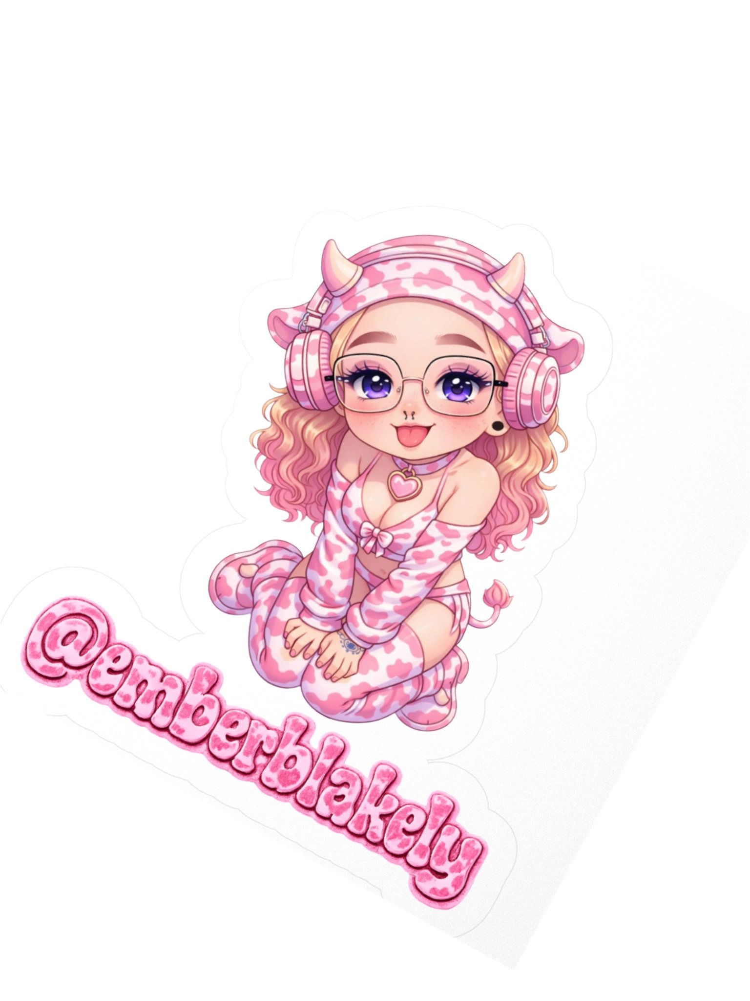Funky Pink Em Stickers product image (6)
