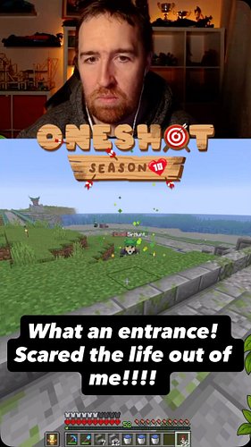 What a way to make an Entrance…. In a Hardcore Single Life Event of all things!!! 😂😂

I don’t mind getting jump scared but th...