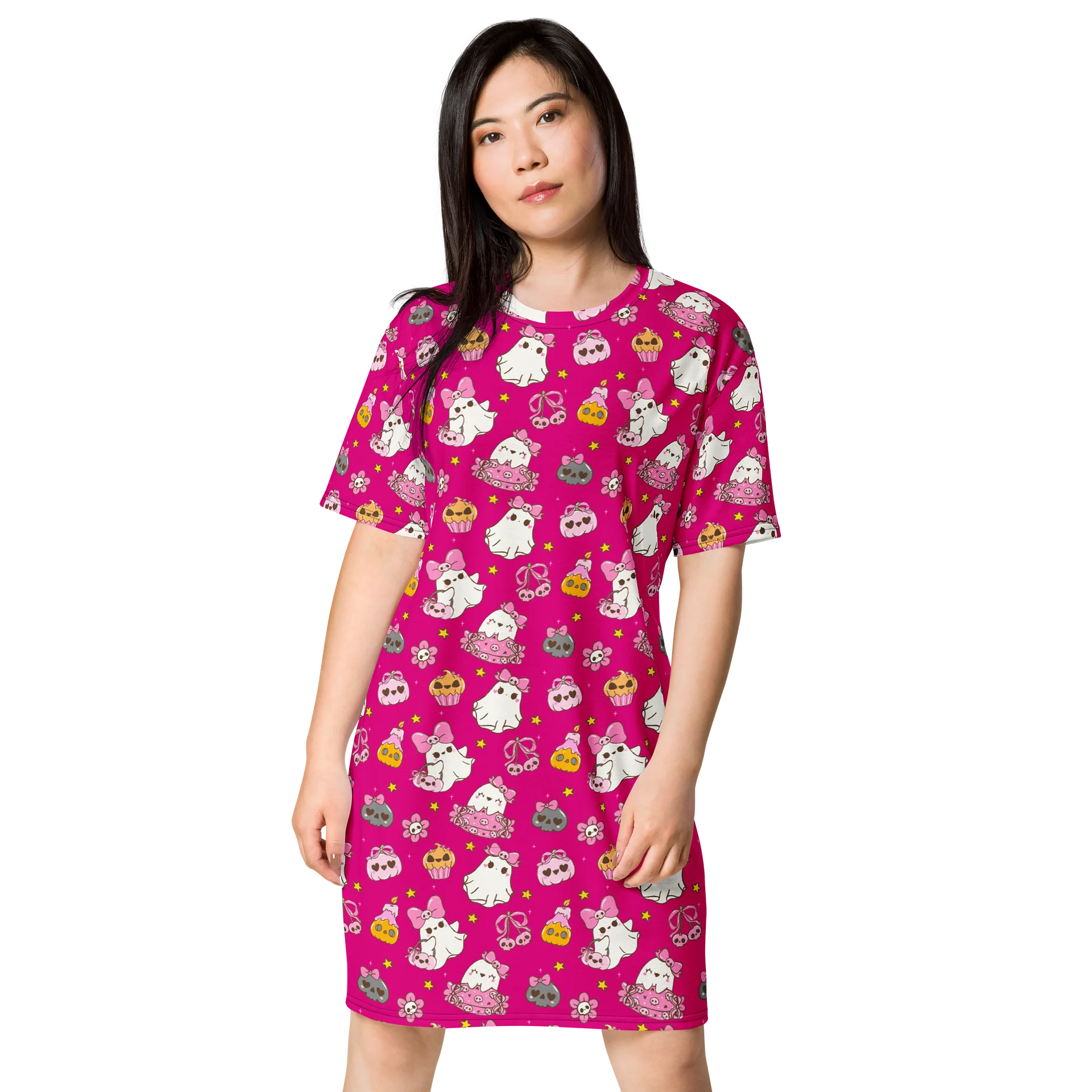 Cute N Spooky Pajama T Shirt Dress product image (1)