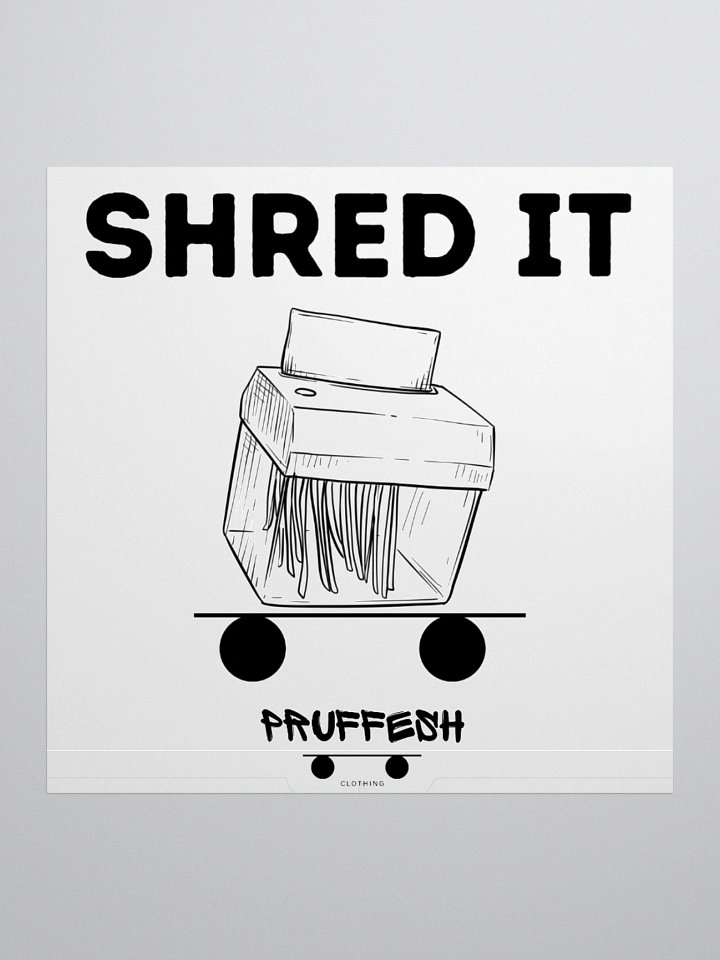 Shredder Sticker product image (1)
